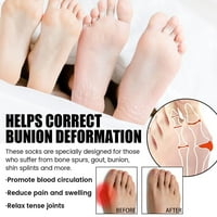 Antibunions Zdravlje čarapa, čarape za prste žene Pet prste čarape, protiv klizanja za bunions male,