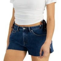 Tommy Jeans ženska strana ruched rebrasta majica bijela veličina mala