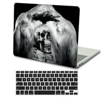 Kaishek Hard Case kompatibilan sa MacBook Pro S sa XDR displejom i ID dodirom TIP C + crni poklopac