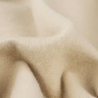 Duksevi za žene Vintage Dukserište Čvrsto osnovno slovo labavo dugih rukava sa džepom pad pulovera za