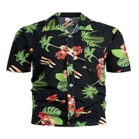 Paille muns havajska majica kratki rukav ljetni cvjetni tiskani kosinski košulje na plaži