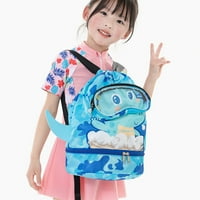 Fairnull Children ruksak za plivanje s podesivim kaišem velikim kapacitetom vodootpornog crtanog crtanog ispisa mokra torba za suhu za djecu
