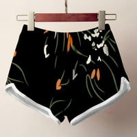 Ženski cvjetni print Swim Hratke Elastični struk kupaći komisije Ljeto Plažni kratke hlače Plivanje