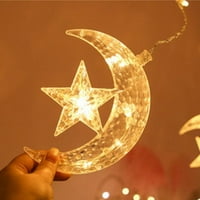Ramadan smaragdno ukrasna lampica svijetlo LED svjetlos žice zavjese svijetli božićni dan svjetlo vjenčanje