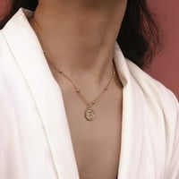 Jiaroswwei Ženske konstelacije Kovani privjesak od metalnog metalnog klavicle ogrlice nakit poklon nakita