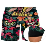Voguele muns ljetne kratke hlače cvjetna print plaža kratke hlače na dnu kante za pokretanje mini pantalona