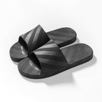 Zunfeo klizički klizači za muškarce - zatvorene kuće sandale ravne klizne cipele udobne casual sandale
