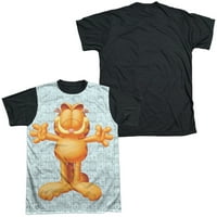 Garfield - Besplatni zagrljaji - Crna košulja kratkih rukava - velika