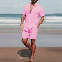 Xysaqa muške majice s kratkim rukavima s kratkim rukavima, ležerne ljetne havajske odmore na plaži S-3XL