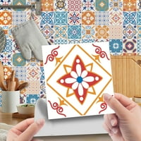 Marokanski mozaik Kuhinja Backsplaka na skladištu Stepenice samoljepljive naljepnice za uklanjanje zidnih naljepnica Vinilne pločice naljepnice naljepnice