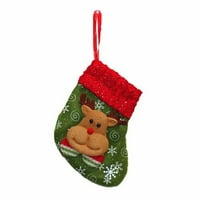 Giligiliso Clearence Početna Moda Božićne čarape Poklon torba Božićno stablo Dekoracija