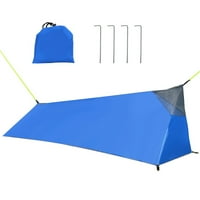 Leke ultralight vanjski kamp šator za kampiranje ljeti s jednom osobom mrežice unutarnjih otvora