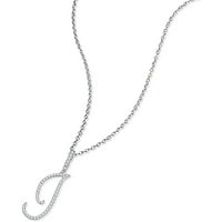 Sterling Silver Početna ogrlica srebrna kubična cirkonija Veliki privjesak za ogrlice nakita za žene