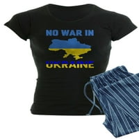 Cafepress - nema rata u Ukrajini Sestra i pidžama za krvnu podršku - Ženske tamne pidžame