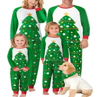 Xingqing Božićne pidžame za obitelj podudaranje obiteljske božićne pidžame set PJS Holiday Xmas Porodična