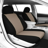 Calrend prednji poklopci sjedala za 2011. godinu - Nissan 370z - NS140-06CC ​​bež umetci sa crnom oblogom