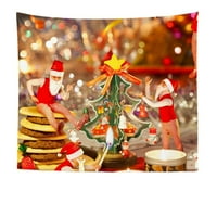 Božićne tapiserije Europska i američka domaćinstvo vjetroelektrana ukrasite spavaću sobu ukrasite božićnu