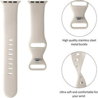 Kompatibilni zamena mekani silikonski sportski remen za ručne pojaseve za IWATCH serije ultra se žene
