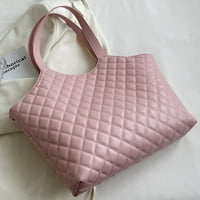 Toyella moda Veliki kapacitet torba ženska dijamantna trend lančanog lančanog križnog torba ružičaste
