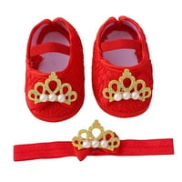 Vučena dječja djevojka baletske haljine cipele mary jane Baby hodanje cipele s niskim petom baletnim