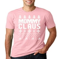 Mama Claus Ruus ružni božićni džemper Muška grafička majica, Crvena, 2xL