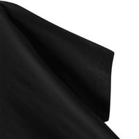 Lovskoo Ljetni vrhovi za žene okrugli vrat kratki rukav Uskršnji suncokret za ispis vrhovi crne boje