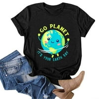 Majica za žene Ljetna restauracija Zemljena Zemlja Prirodna planeta Slatka majica Zemlje Ležerne prilike