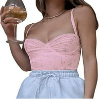Kiapeise ženska čipka vrhunskog seksi remena rezervoar bez rukava majica bez rukava