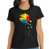 Suncokret za autizam Suncokret Budite ljubazni puzzle mama supp slatka ljetna majica za žene - trendi