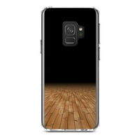 Razlikovanje Clear ShockOfofofofofofoff hibrid za Samsung Galaxy S - Branik TPU, akrilni leđa, zaštitni ekran od stakla - košarkaški sud - Košarka