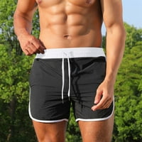 Teretne kratke hlače za muškarce muško spajanje trendova mladih ljetni znoj fitness plaža kratka višebojna
