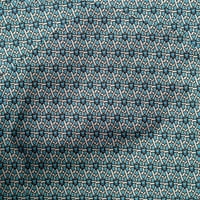 Onuone pamuk poplin tirkizno plava tkanina cvjetni blok šivaći materijal tiskana tkanina od dvorišta
