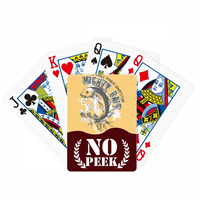 Linijski crtež ribe moćni mamac uzorak Peek poker igračka karta privatna igra