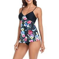 Honeeladyy ženska modna modna tiskana udobna labava kupaćim kupaćim kupaćim bluzom casual atraktivni