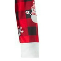 Vrijeme i Tru božićne ukrase, čarape, crveni, roditelj-dijete topli božićni set tiskani kućni nosite