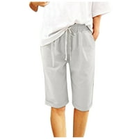 WHLBF kratke hlače za Women Plus Veličina ispod 10 dolara, ženska modna casual labava mekana čvrsta