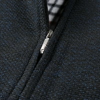 Ženski kaputi za muške ležerne debele kardiganske džemper u boji uboda COLLAR M-XXL