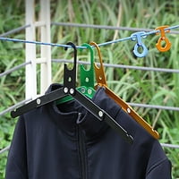 Dabay prenosivi vješalica preklopna skalabilnost neklizajuća metalna sklopljiva odjeća za sušenje vješalica za sušenje za sušenje domaćinstava za vanjski