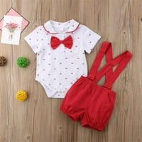 Dojenčad za bebe Boy Rodper Tumpsit Bodysuit + hlače Storks set opreme