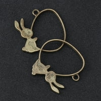 Rosarivae Legura zečjeg okvira Hollow DIY nakit Pribor za ogrlica narukvica