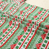 Porodično podudaranje Božićne pidžame setovi Božićni print za spavanje sala za spavanje Santa Claus