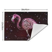 Tkani placemati, crtani flamingo umjetnička grafita otporna na mrlje Anti-klizanje Placemat za kuhinjski