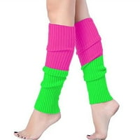 Čarape Žene Boot manžete Topliji pletene noge čarape zelene boje
