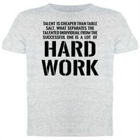 Tvrdi rad, majica nadahnuta nadahnuta, majica -Mage by Shutterstock, muški veliki