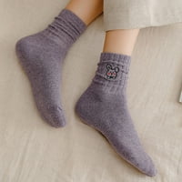 Ženske čarape Slatka vez cijev gusta topla Terry čarapa