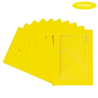 Vibrantne žute kiseline Besplatne prostirke za slike sa bijelim jezgrenim ošišanjem za slike za slike