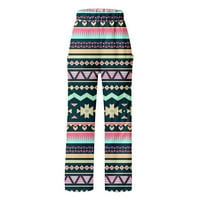 Žene Ležerni odmor Etnički stil Aztec Džep za ispis Elastična struka Hlačne pantalone Široke pantalone