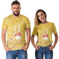 Youth Winnie The Pooh Anime T-majice Dječak Girl 3D Odštampani stroj s kratkim rukavima Novelty majica Chirld Kawaii Tee