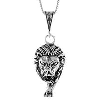 Privjesak za životinjskog šarma srebra srebrnog lava