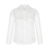 Kamummark PI ženski vrhovi plus veličine čišćenja Žene Ležerne prilike labave majice, dugih rukava od